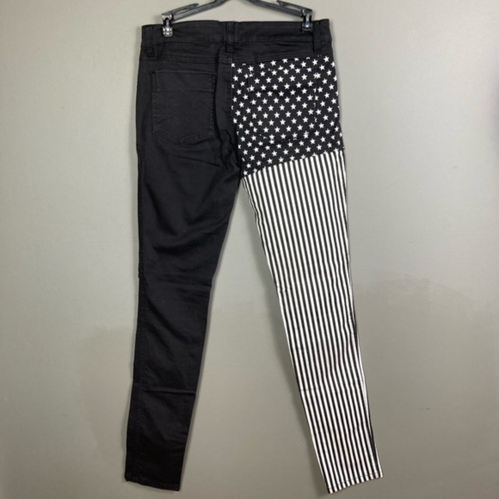 Tripp Nyc Jeans Women's 29 Black Stars Stripes Ba… - image 2